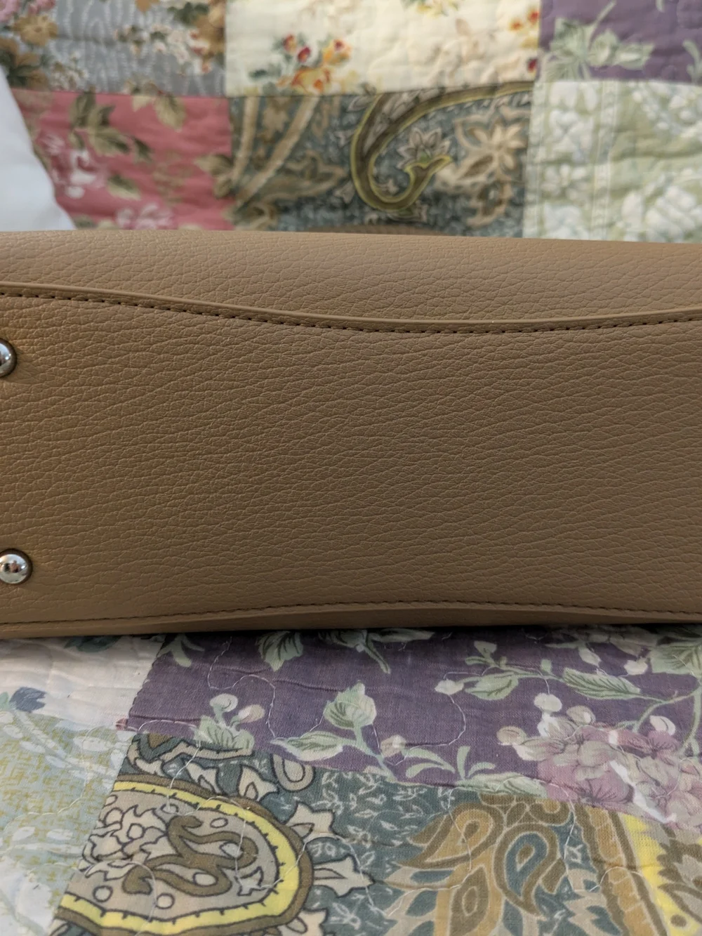 Classic Tan Women’s Handbag with Braided Handles